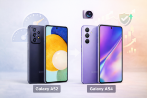 Galaxy A52 usado vs Galaxy A54 usado qual vale mais a pena em 2026