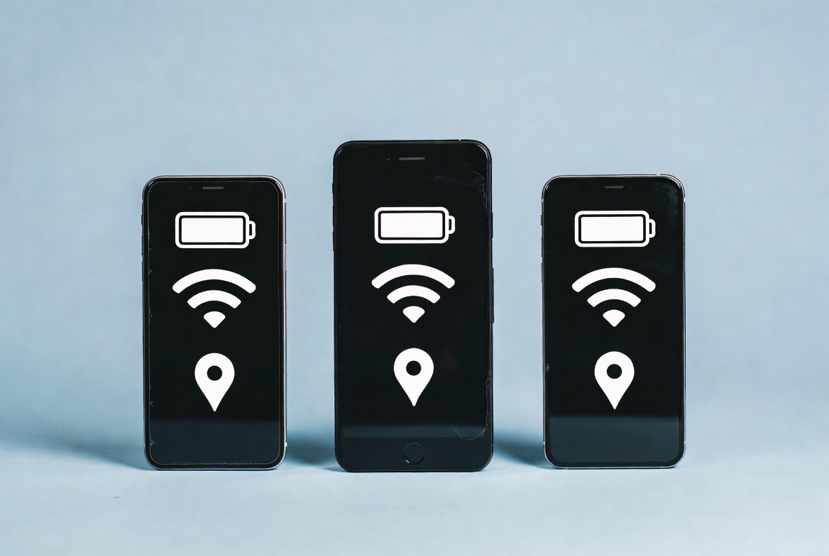 teste de celular usado para entregador com GPS