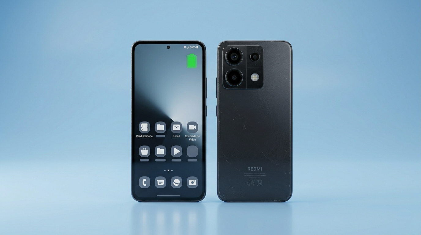 Redmi Note 13 Pro usado em rotina profissional