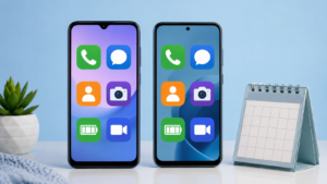 comparação Galaxy A15 e Moto G54 usado para idoso com chamadas e contatos fáceis