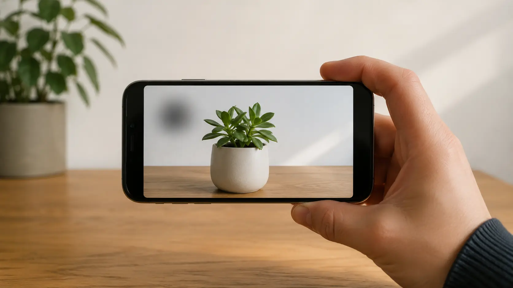 câmera de celular usado com mancha