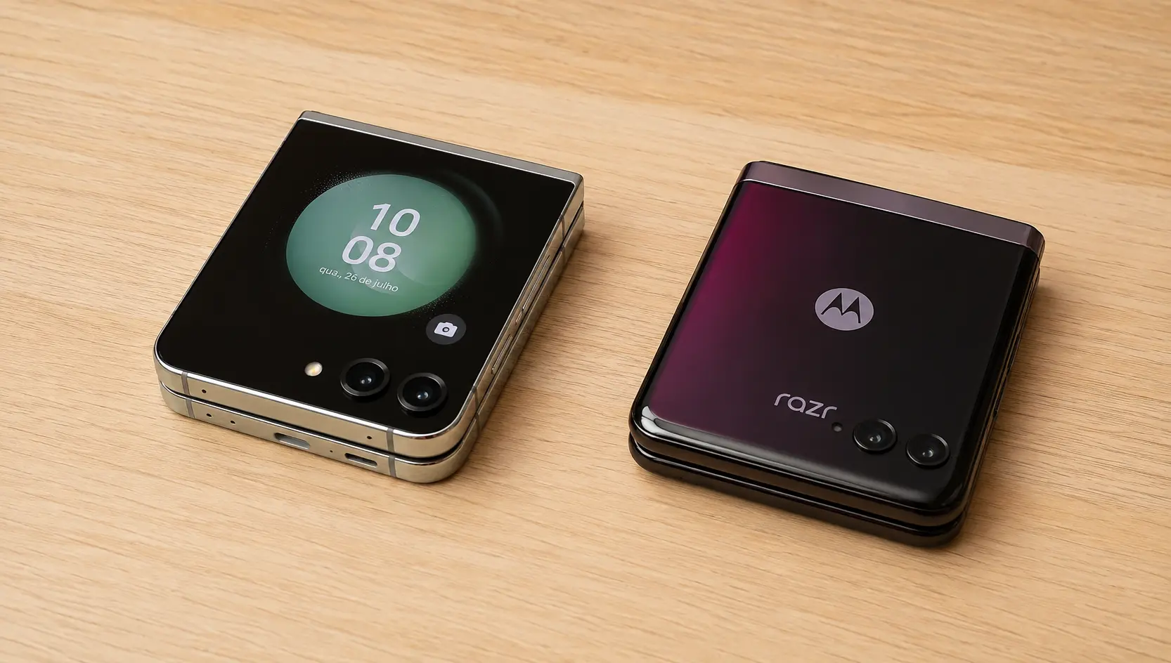 Galaxy Z Flip 5 vs Razr 40 usados